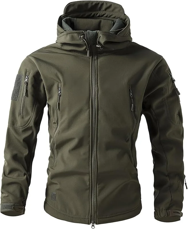 Giacca, Giacche Uomo, Termica, Trekking, Tattica, Militari, Zip, Sportiva — Abbigliamento riscaldato